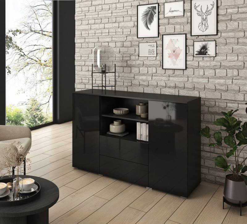 INOSIGN Sideboard PARIS (1 St), Moderne 140cm breite grifflose Kommode, vielseitig einsetzbar von INOSIGN