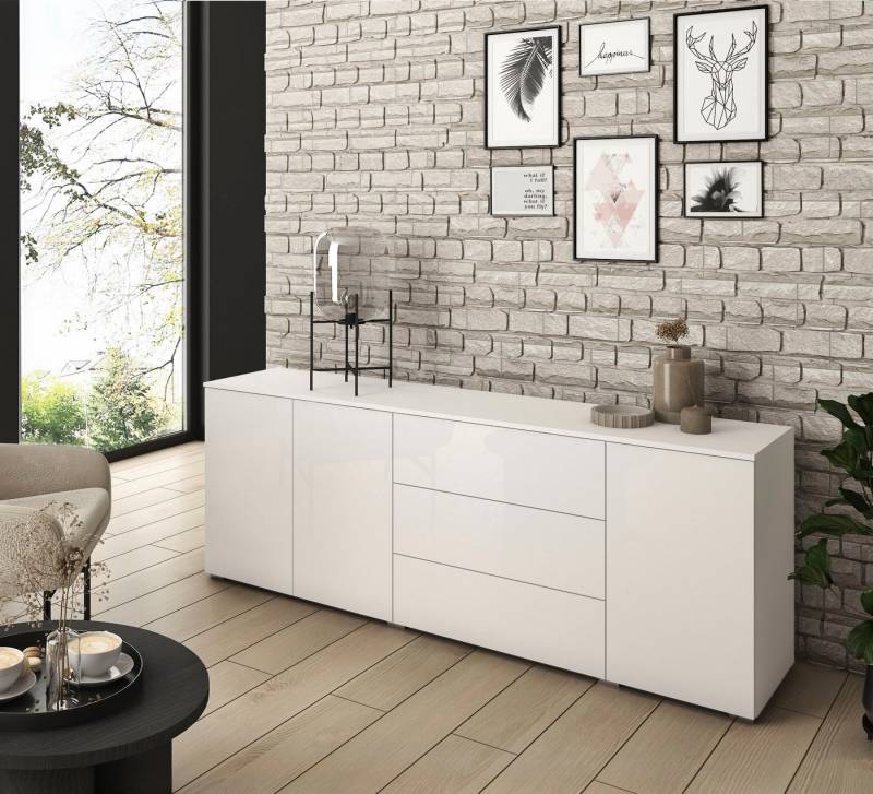 INOSIGN Sideboard PARIS (1 St), Moderne 190cm breite grifflose Kommode, vielseitig einsetzbar von INOSIGN