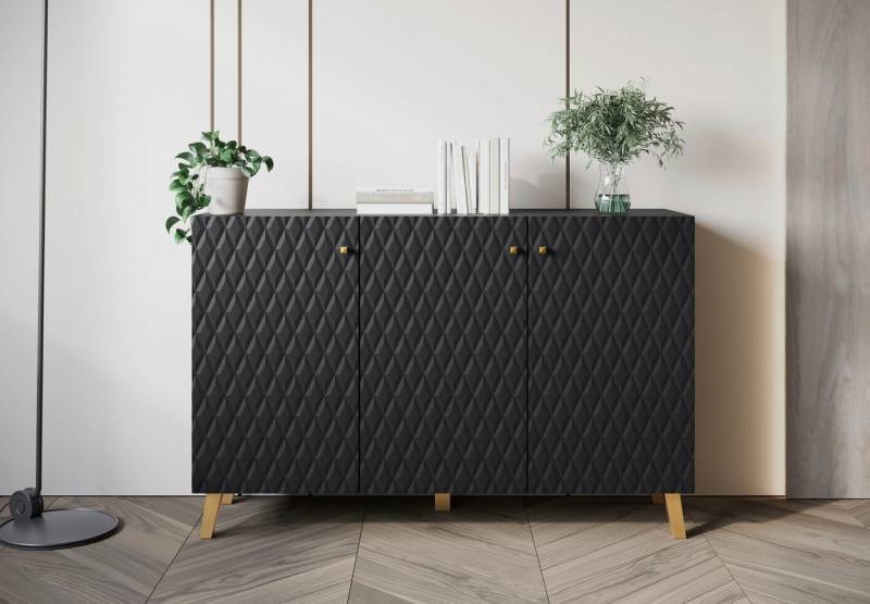 INOSIGN Sideboard SIDEBOARD PHUKET (1 St), Modernes Sideboard mit 6 Fächern, Breite 120 cm von INOSIGN