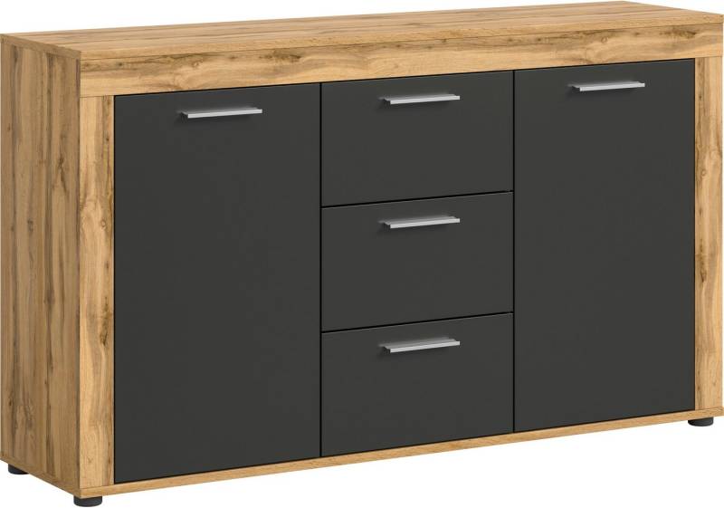 INOSIGN Sideboard Aosta, Breite 125 cm, in verschiedenen Farbausführungen, mit 2 Türen und 3 Schubkästen, Wohnzimmer, Kommode, Schrank von INOSIGN