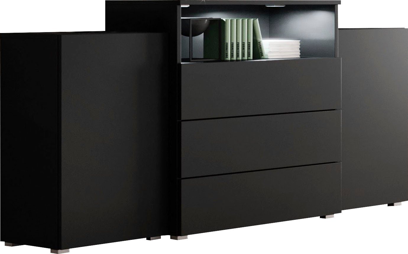 INOSIGN Sideboard URBAN III, Moderne Kommode mit 3 Schubladen und 4 Fächern, Breite 150 cm INOSIGN Sideboard URBAN III, Moderne Kommode mit 3 Schubladen und 4 Fächern, Breite 150 cm von INOSIGN