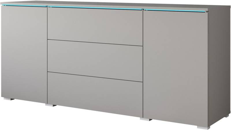 INOSIGN Sideboard VERA, grifflos, verstellbare Einlegeböden, Wahlweise mit oder ohne Beleuchtung von INOSIGN