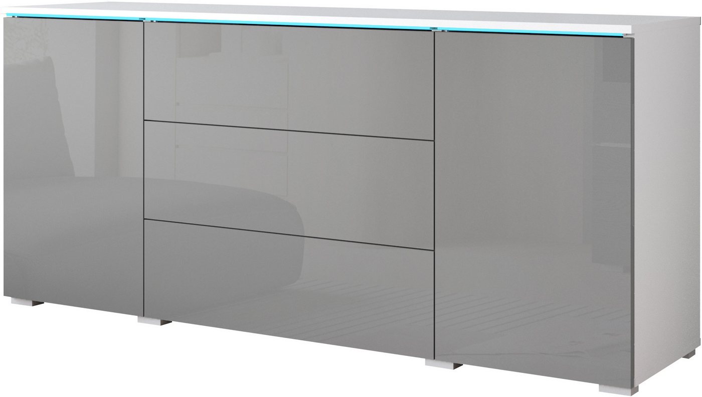 INOSIGN Sideboard VERA, grifflos, verstellbare Einlegeböden, Wahlweise mit oder ohne Beleuchtung INOSIGN Sideboard VERA, grifflos, verstellbare Einlegeböden, Wahlweise mit oder ohne Beleuchtung von INOSIGN