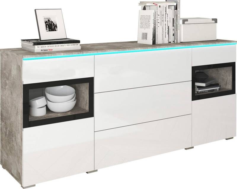 INOSIGN Sideboard VERA, Moderne grifflose Kommode,verstellbare Einlegeböden von INOSIGN