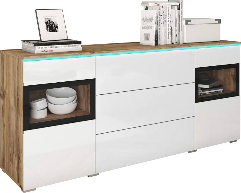 INOSIGN Sideboard VERA, Moderne grifflose Kommode,verstellbare Einlegeböden von INOSIGN