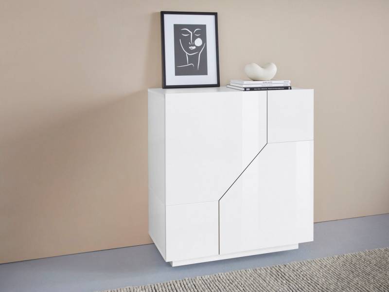 INOSIGN Sideboard ALIEN-Kommode, Schrank, Anrichte mit 2 Türen und 2 Fächern, Sideboard Breite ca. 79 cm "100 % Made in Italy" von INOSIGN
