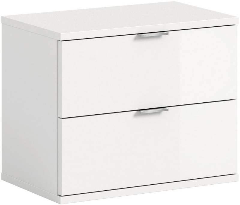 INOSIGN Sitzbank Trondheim Sitzbank, Breite 52 cm, (1-St), hochglanz, stehend/hängend montierbar, 2 Schubkästen, Flur, Diele von INOSIGN