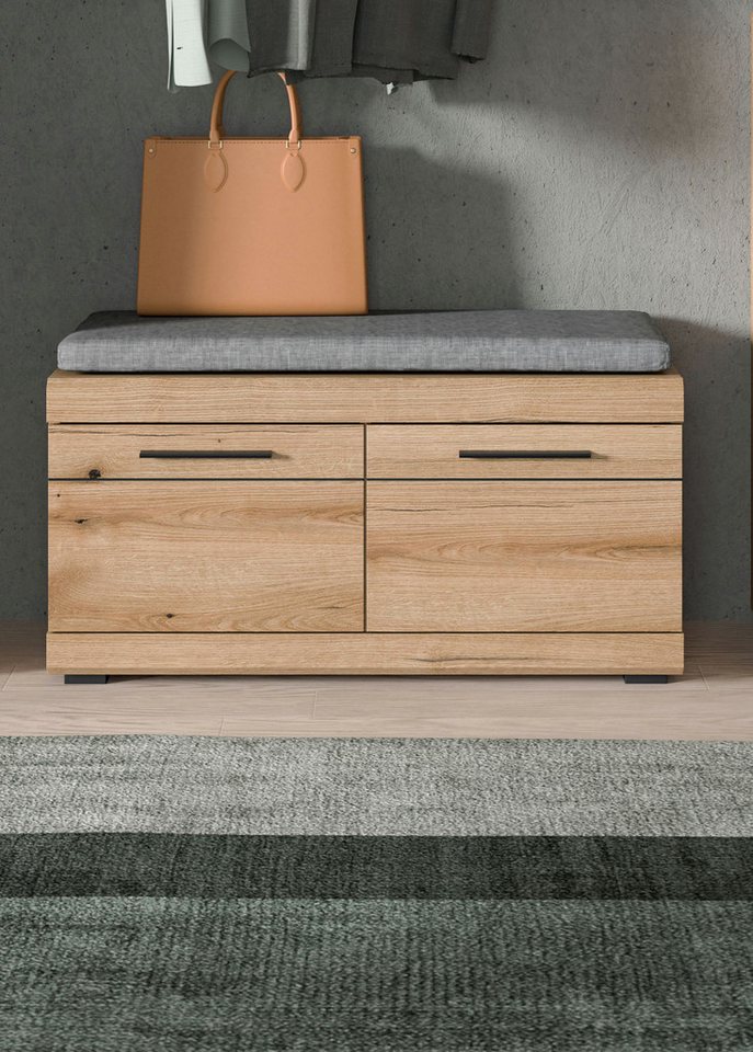INOSIGN Sitzbank (2-St), Scout Sitzbank, 90cm, 2 Türen, 4 Fächer, inkl. Kissen von INOSIGN
