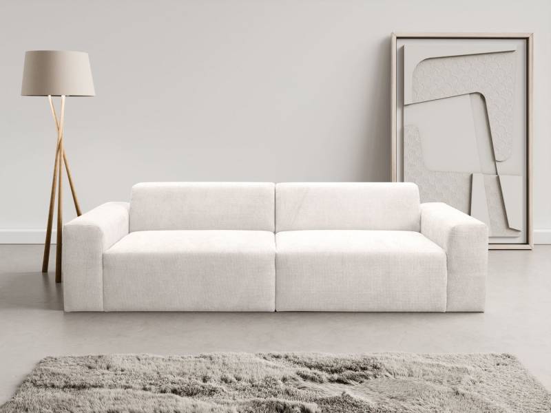 WERK2 Sofa Zeus 3-Sitzer, Big-Sofa, Breite 256cm, Tiefe 105cm, modern und bequem, Curvy Trend 3-Sitzer mit urbaner Optik von WERK2