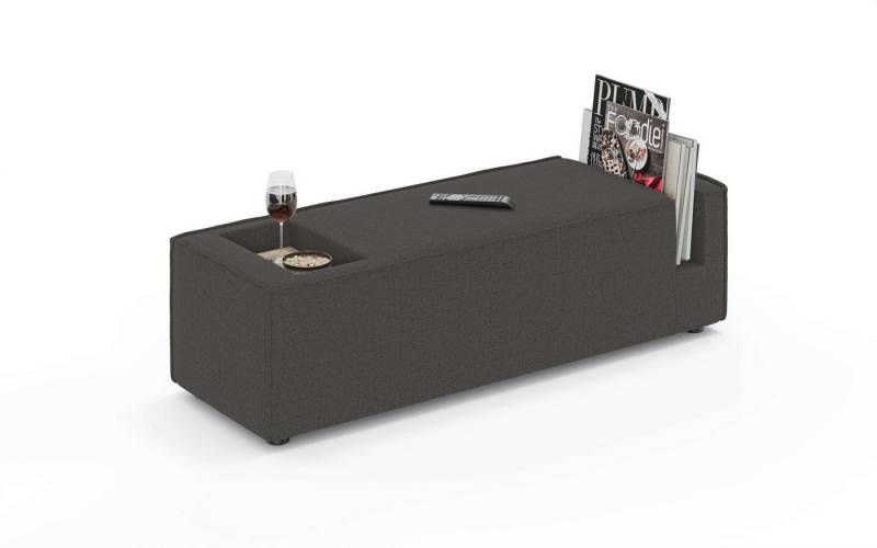 INOSIGN Sofaelement HAILY Tisch XL für das Modulsofa, extra tief, Maße B/T/H: 45/130/37 cm, als Modul oder separat verwendbar, mit Steckfach und Ablagefläche von INOSIGN