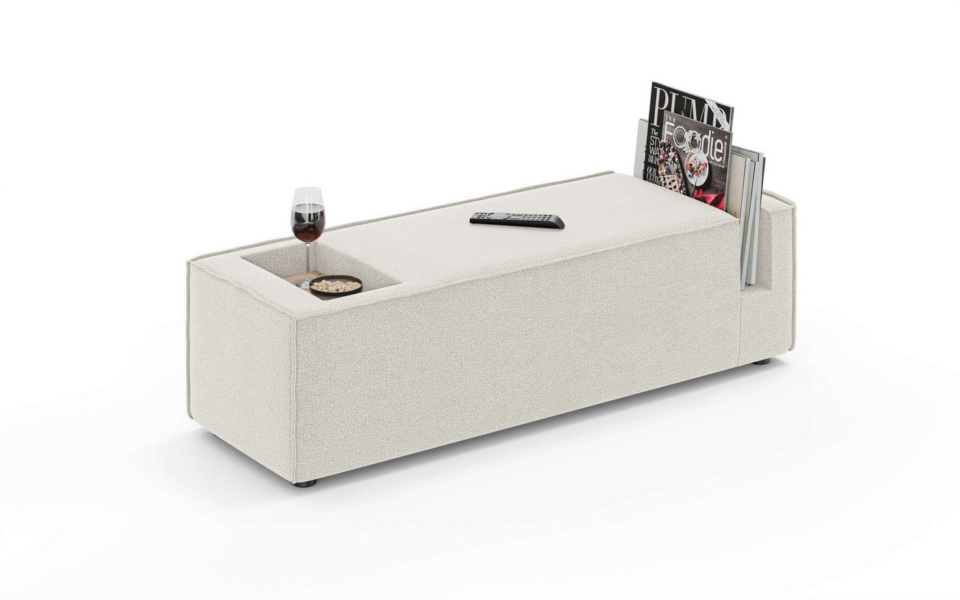 INOSIGN Sofaelement HAILY Tisch XL für das Modulsofa, extra tief, Maße B/T/H: 45/130/37 cm, als Modul oder separat verwendbar, mit Steckfach und Ablagefläche INOSIGN Sofaelement HAILY Tisch XL für das Modulsofa, extra tief, Maße B/T/H: 45/130/37 cm, als Modul oder separat verwendbar, mit Steckfach und Ablagefläche von INOSIGN