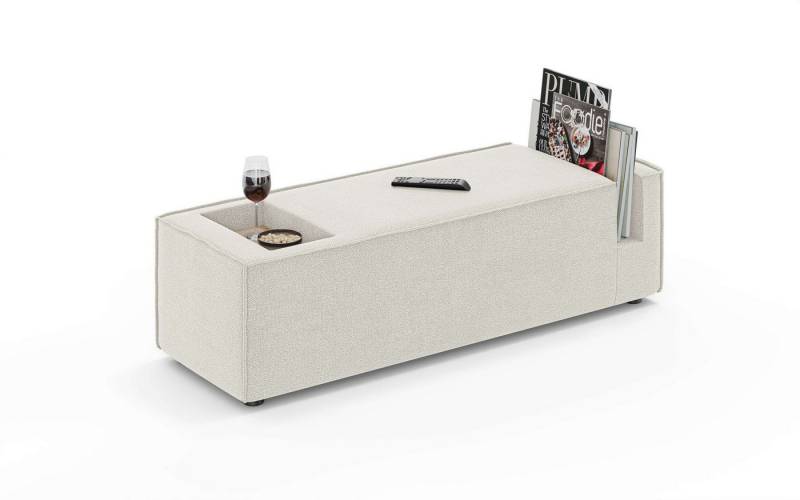INOSIGN Sofaelement HAILY Tisch XL für das Modulsofa, extra tief, Maße B/T/H: 45/130/37 cm, als Modul oder separat verwendbar, mit Steckfach und Ablagefläche von INOSIGN