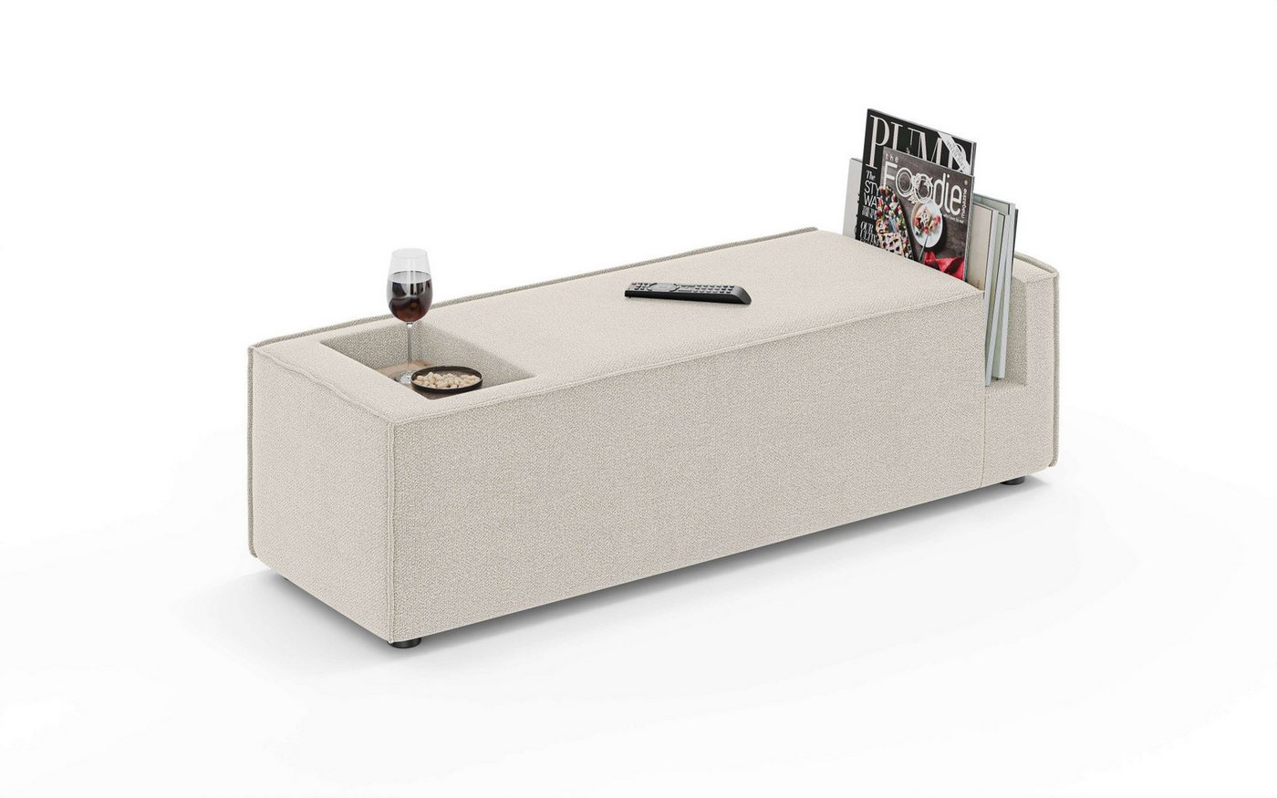 INOSIGN Sofaelement HAILY Tisch XL für das Modulsofa, extra tief, Maße B/T/H: 45/130/37 cm, als Modul oder separat verwendbar, mit Steckfach und Ablagefläche INOSIGN Sofaelement HAILY Tisch XL für das Modulsofa, extra tief, Maße B/T/H: 45/130/37 cm, als Modul oder separat verwendbar, mit Steckfach und Ablagefläche von INOSIGN