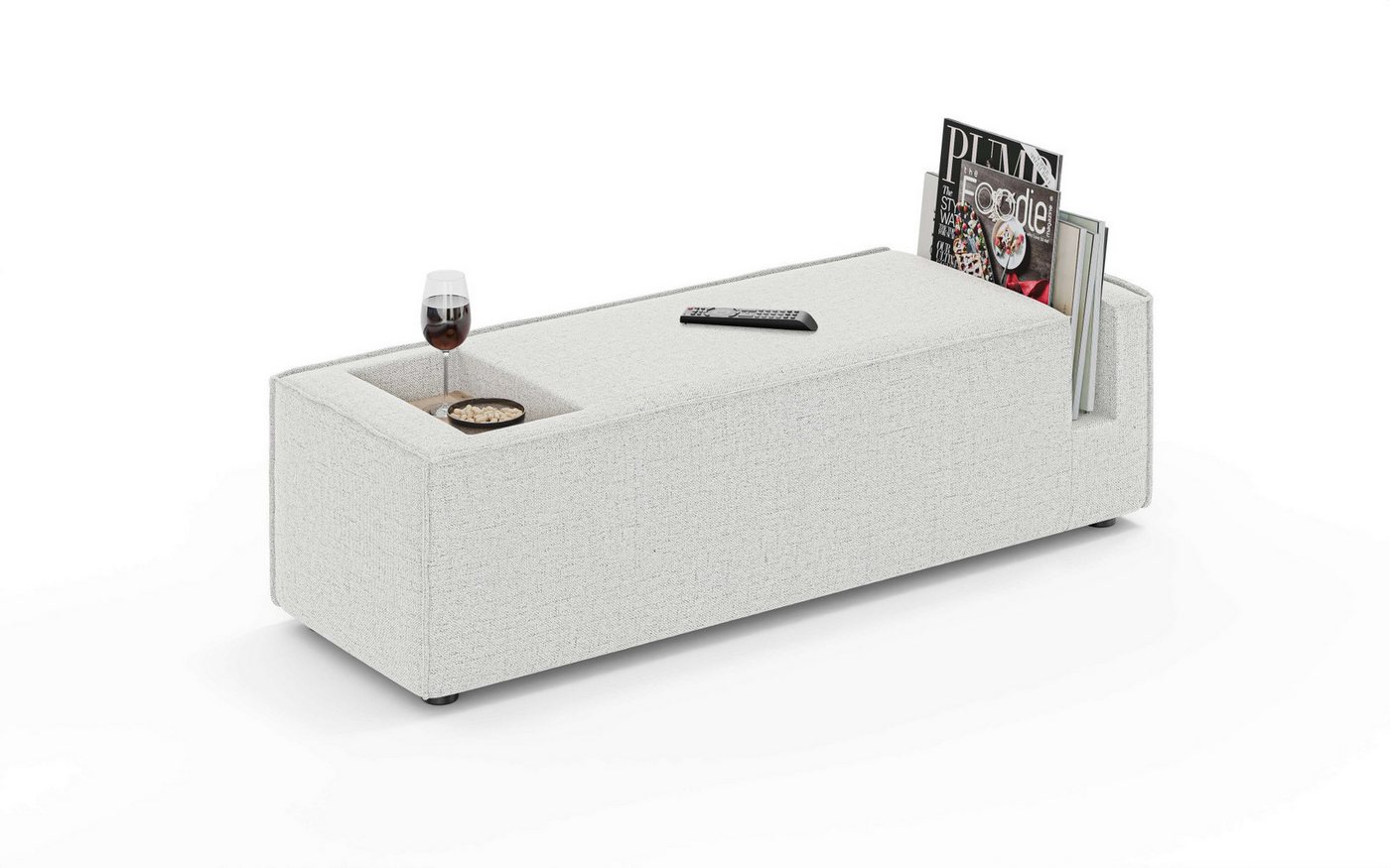 INOSIGN Sofaelement HAILY Tisch XL für das Modulsofa, extra tief, Maße B/T/H: 45/130/37 cm, als Modul oder separat verwendbar, mit Steckfach und Ablagefläche INOSIGN Sofaelement HAILY Tisch XL für das Modulsofa, extra tief, Maße B/T/H: 45/130/37 cm, als Modul oder separat verwendbar, mit Steckfach und Ablagefläche von INOSIGN