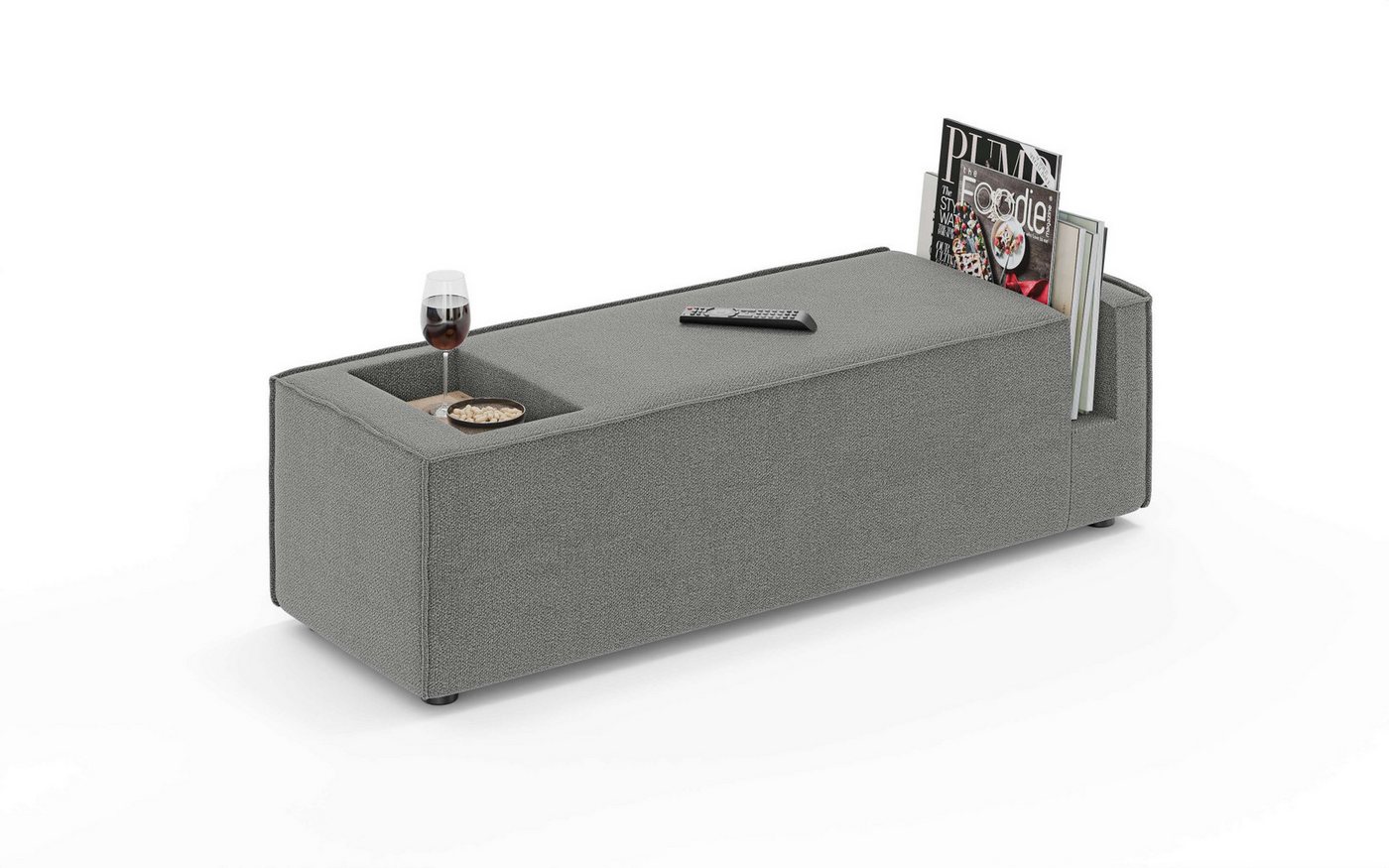 INOSIGN Sofaelement HAILY Tisch XL für das Modulsofa, extra tief, Maße B/T/H: 45/130/37 cm, als Modul oder separat verwendbar, mit Steckfach und Ablagefläche INOSIGN Sofaelement HAILY Tisch XL für das Modulsofa, extra tief, Maße B/T/H: 45/130/37 cm, als Modul oder separat verwendbar, mit Steckfach und Ablagefläche von INOSIGN