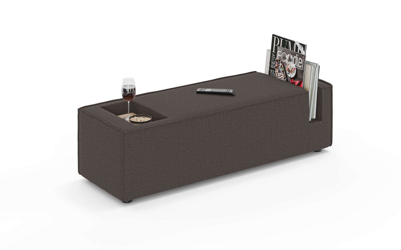 INOSIGN Sofaelement HAILY Tisch XL für das Modulsofa, extra tief, Maße B/T/H: 45/130/37 cm, als Modul oder separat verwendbar, mit Steckfach und Ablagefläche INOSIGN Sofaelement HAILY Tisch XL für das Modulsofa, extra tief, Maße B/T/H: 45/130/37 cm, als Modul oder separat verwendbar, mit Steckfach und Ablagefläche von INOSIGN