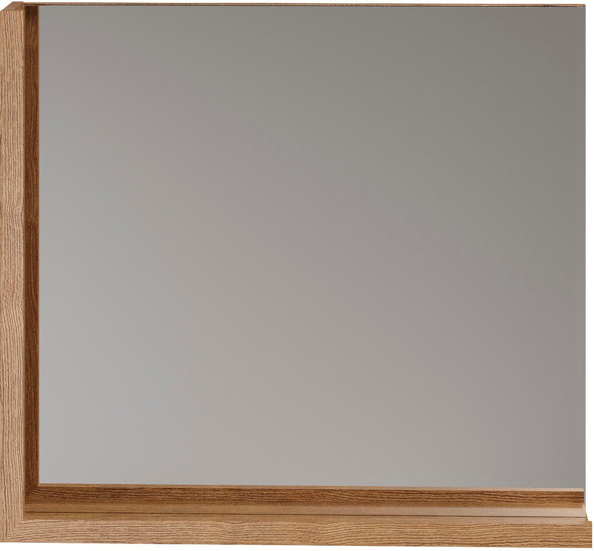 INOSIGN Spiegel Premont (1-St), Rahmen und Ablagefläche in Holzoptik, B/H ca.: 80/72 cm von INOSIGN