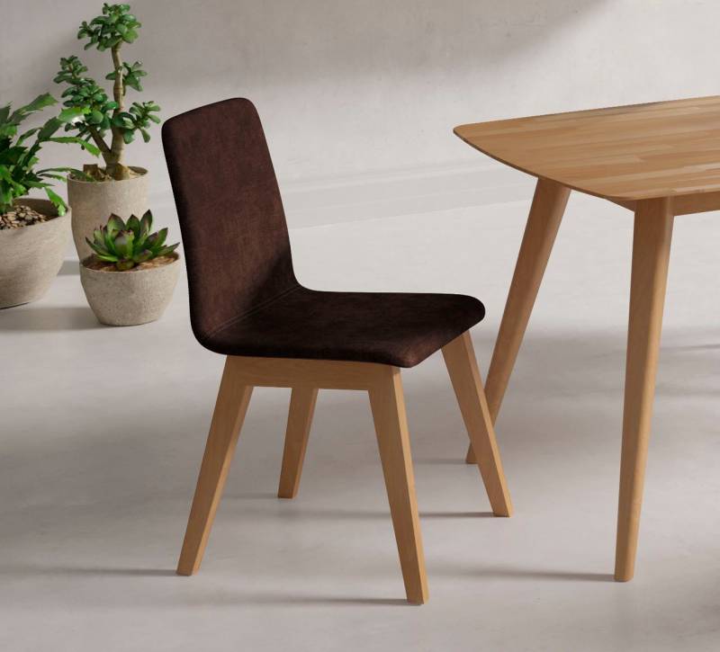 INOSIGN Stuhl Sandy (2 St), mit verschiedenen Stuhlbeinfarben und Farbvarianten, Sitzhöhe 47 cm von INOSIGN
