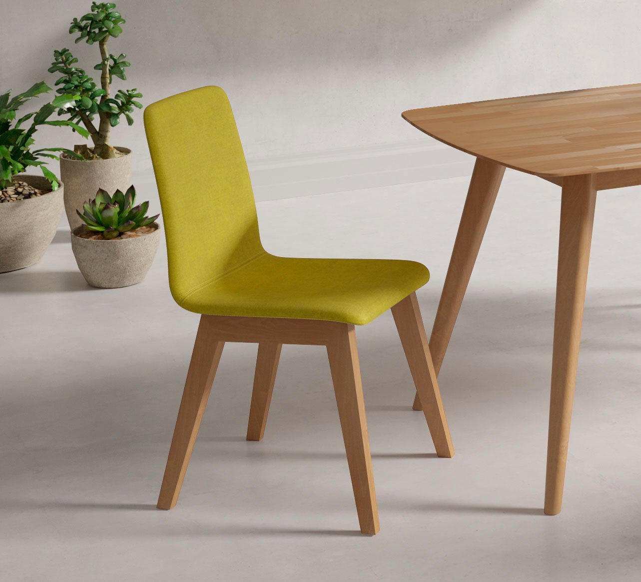 INOSIGN Stuhl Sandy (2 St), mit verschiedenen Stuhlbeinfarben und Farbvarianten, Sitzhöhe 47 cm von INOSIGN
