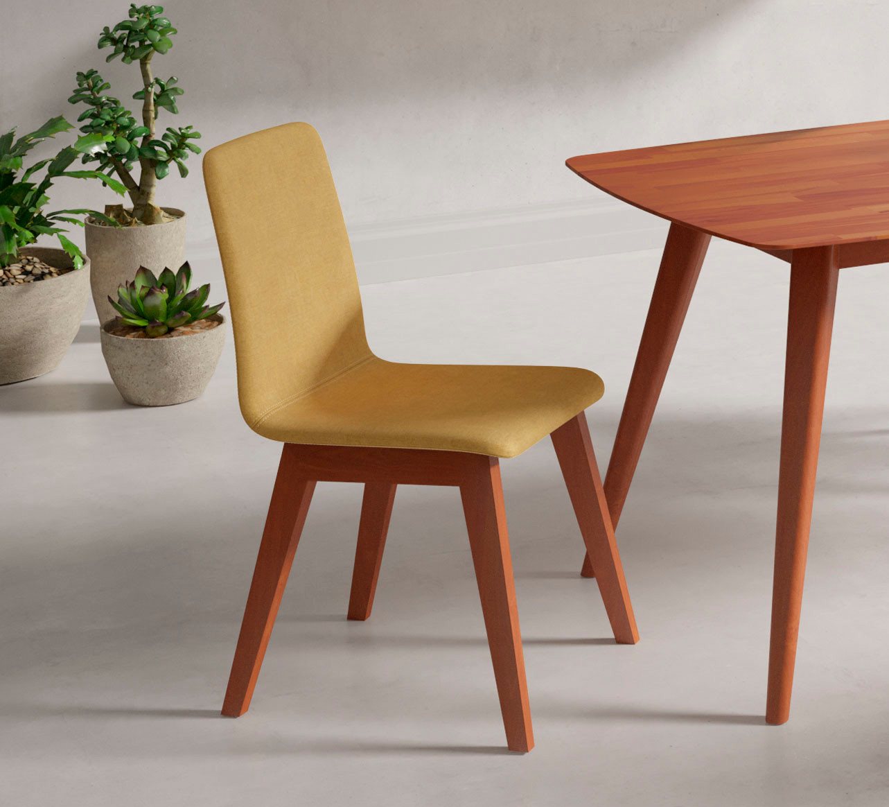 INOSIGN Stuhl Sandy (2 St), mit verschiedenen Stuhlbeinfarben und Farbvarianten, Sitzhöhe 47 cm von INOSIGN