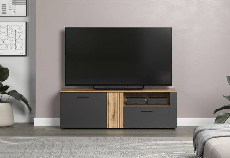 INOSIGN TV-Bank Estepona (1 St), TV-Board, 2 Türen, 1 Schublade, 1 Fach - (B/T/H) 150/42/50 cm von INOSIGN