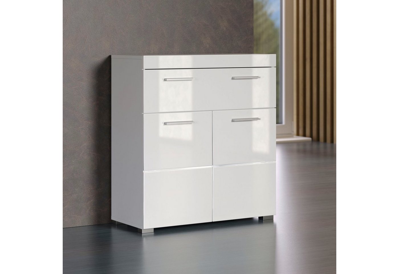 welltime Unterschrank Avena Standschrank mit 2 Türen, 1 Schublade - (B/T/H) 73/31/79 cm welltime Unterschrank Avena Standschrank mit 2 Türen, 1 Schublade - (B/T/H) 73/31/79 cm von welltime