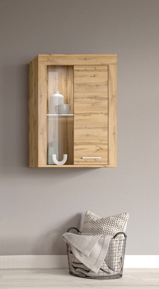 INOSIGN Vitrine Aosta, Breite 60 cm, stehend oder hängend, in verschiedenen Farben Türanschlag wechselbar, 1 Glaseinlegeboden, Hängeeitrine, Standvitrine von INOSIGN