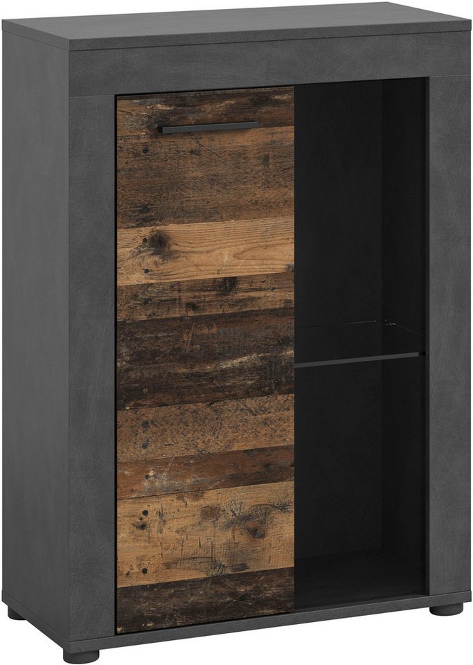 INOSIGN Vitrine Aosta, Breite 60 cm, stehend oder hängend, in verschiedenen Farben Türanschlag wechselbar, 1 Glaseinlegeboden, Hängeeitrine, Standvitrine von INOSIGN