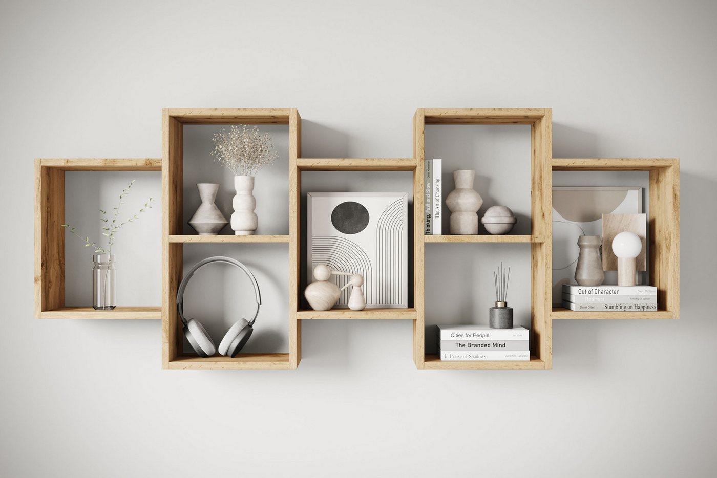 INOSIGN Wandboard Wandregal Trio, 1-tlg., Stell- oder Hängeregal, 10 offene Fächer, flexibel montierbar INOSIGN Wandboard Wandregal Trio, 1-tlg., Stell- oder Hängeregal, 10 offene Fächer, flexibel montierbar von INOSIGN