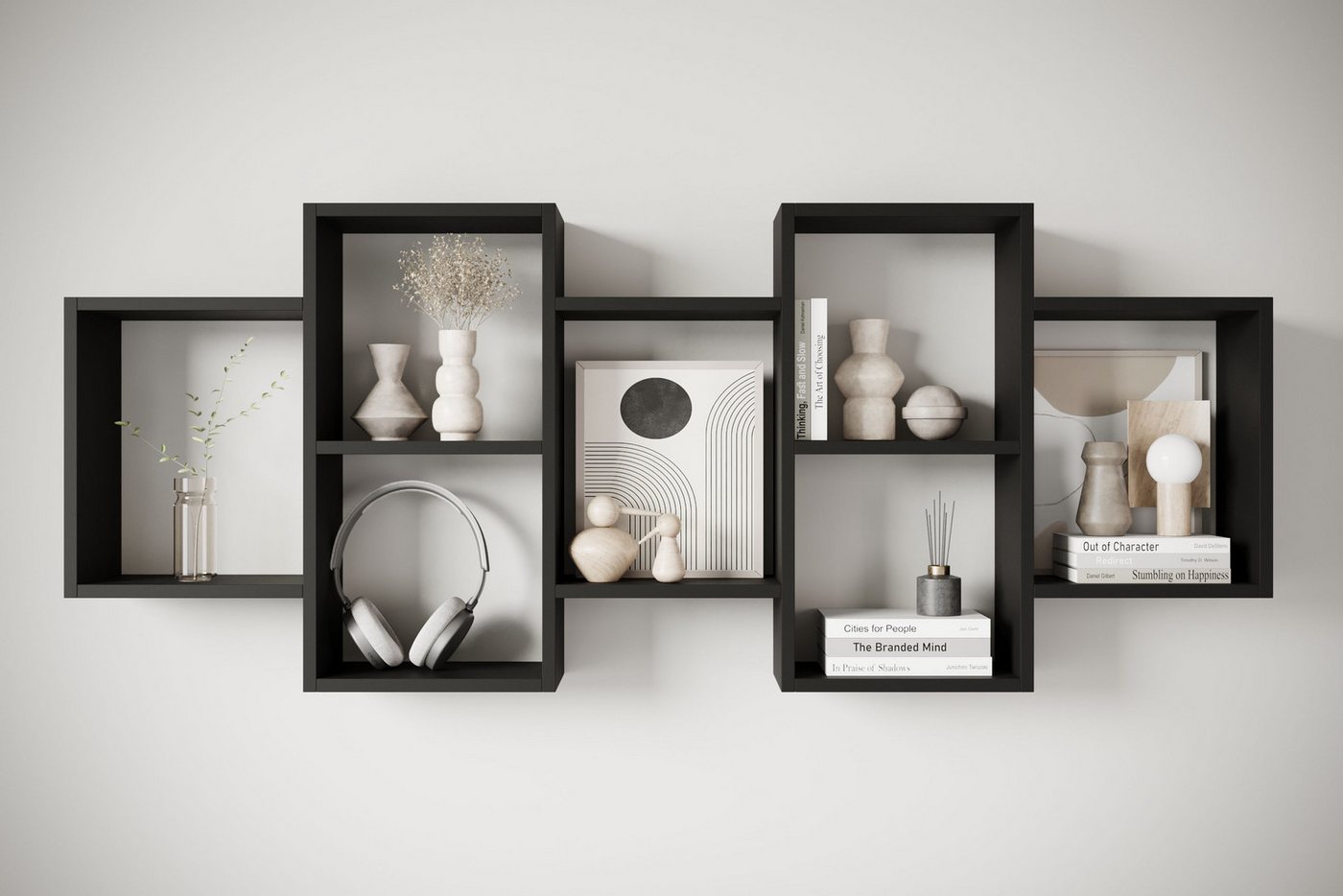 INOSIGN Wandboard Wandregal Trio, 1-tlg., Stell- oder Hängeregal, 10 offene Fächer, flexibel montierbar INOSIGN Wandboard Wandregal Trio, 1-tlg., Stell- oder Hängeregal, 10 offene Fächer, flexibel montierbar von INOSIGN