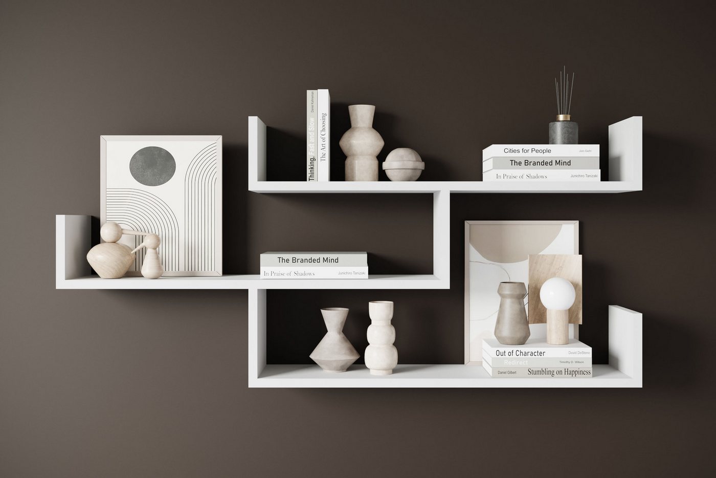 INOSIGN Wandboard Wandregal Trio, 1-tlg., Hängeregal mit 3 Ablageflächen, modernes Design, variabel einsetzbar von INOSIGN