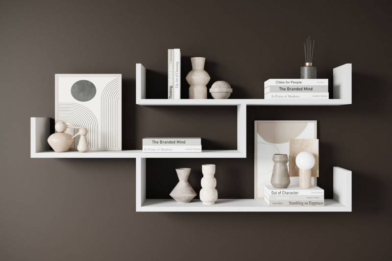INOSIGN Wandboard Wandregal Trio, 1-tlg., Hängeregal mit 3 Ablageflächen, modernes Design, variabel einsetzbar von INOSIGN