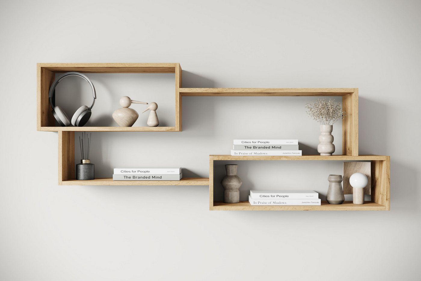 INOSIGN Wandboard Wandregal Trio, 1-tlg., Ideal als Bücherregal, Dekoregal oder Ablage im Büro INOSIGN Wandboard Wandregal Trio, 1-tlg., Ideal als Bücherregal, Dekoregal oder Ablage im Büro von INOSIGN