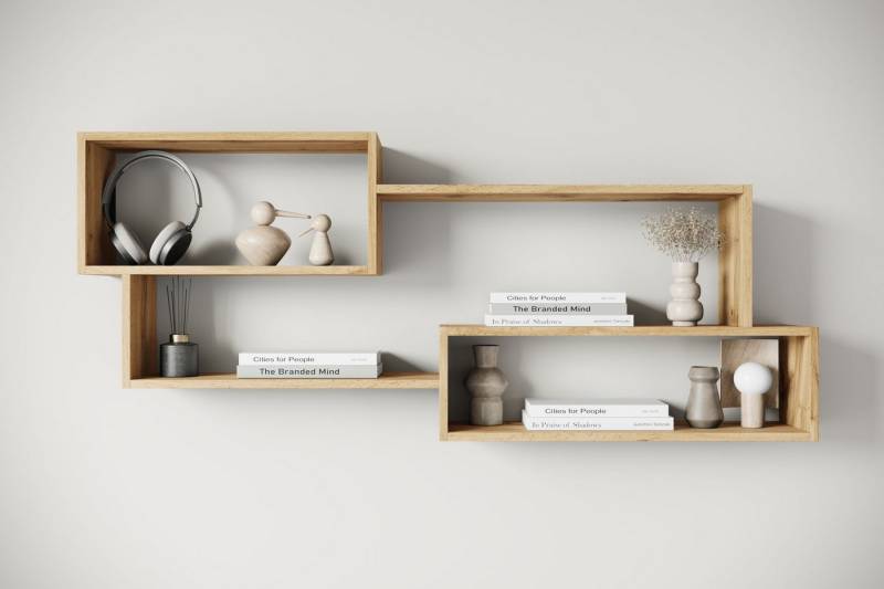 INOSIGN Wandboard Wandregal Trio, 1-tlg., Ideal als Bücherregal, Dekoregal oder Ablage im Büro von INOSIGN