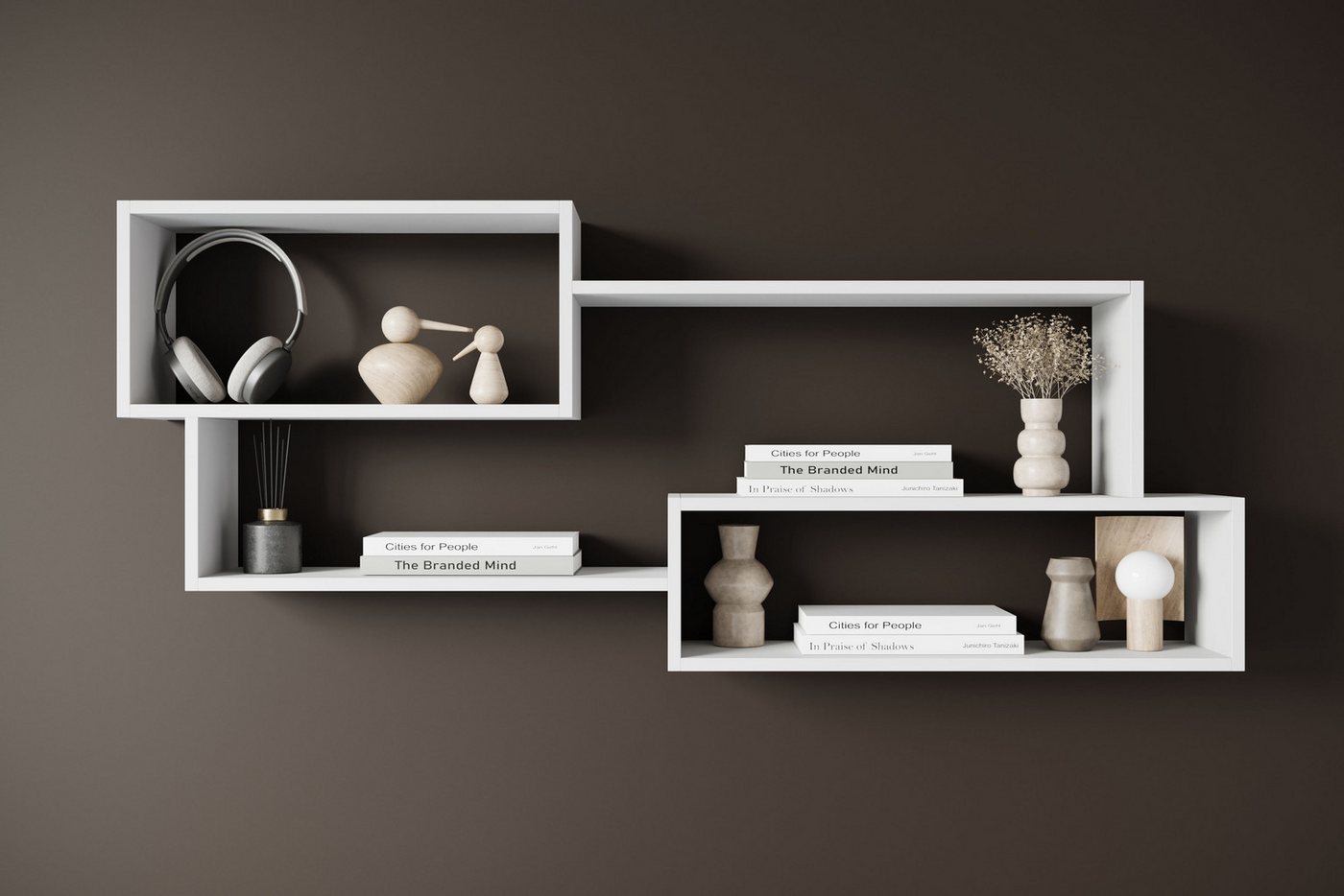 INOSIGN Wandboard Wandregal Trio, 1-tlg., Ideal als Bücherregal, Dekoregal oder Ablage im Büro INOSIGN Wandboard Wandregal Trio, 1-tlg., Ideal als Bücherregal, Dekoregal oder Ablage im Büro von INOSIGN