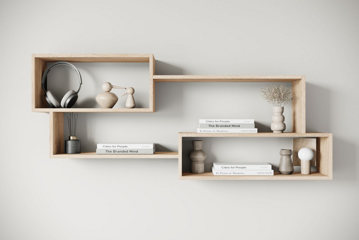 INOSIGN Wandboard Wandregal Trio, 1-tlg., Ideal als Bücherregal, Dekoregal oder Ablage im Büro INOSIGN Wandboard Wandregal Trio, 1-tlg., Ideal als Bücherregal, Dekoregal oder Ablage im Büro von INOSIGN