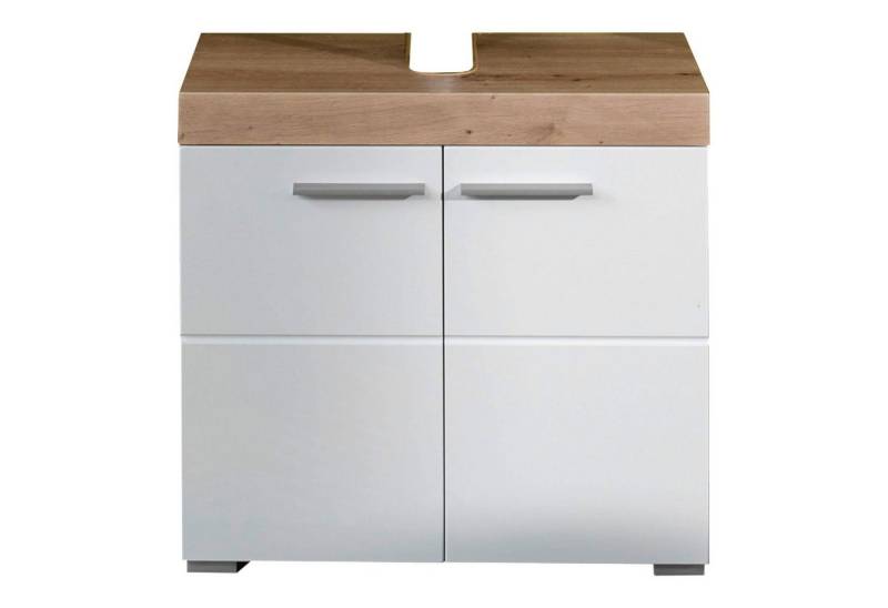 welltime Waschbeckenunterschrank Avena Waschtisch 2türig- Aussparung 26/8 cm - (B/T/H) 60/34/56 cm von welltime