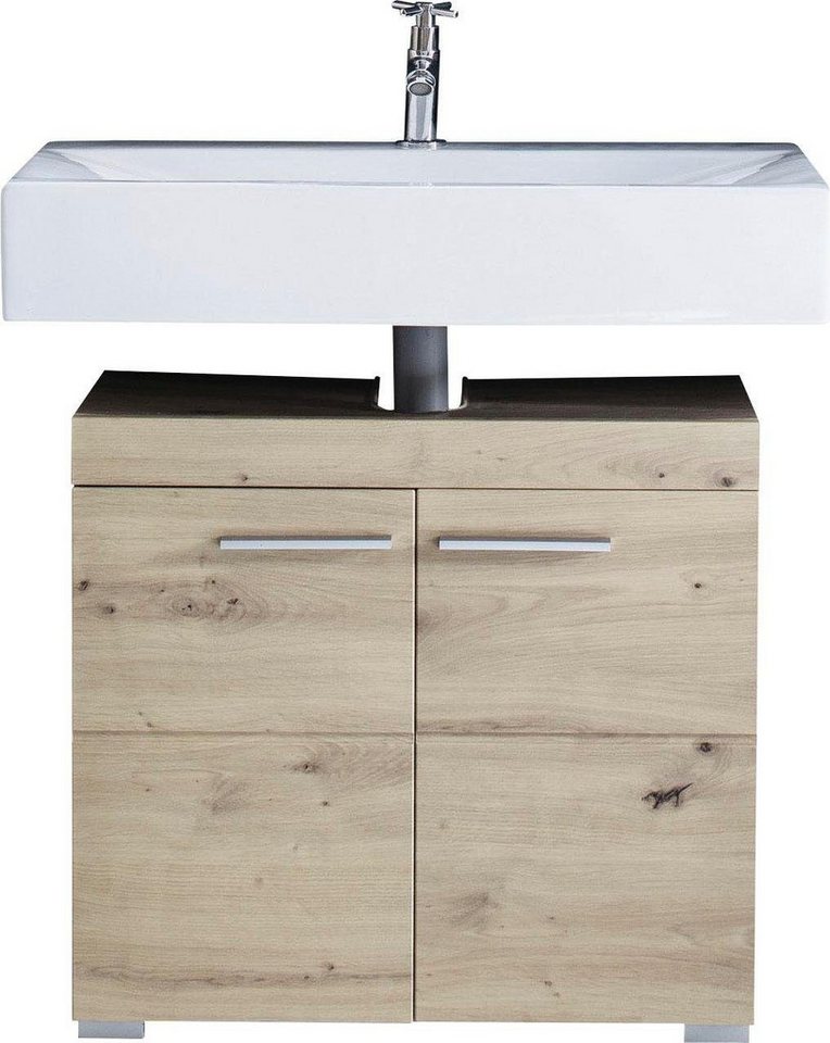 welltime Waschbeckenunterschrank Avena Waschtisch 2türig- Aussparung 26/8 cm - (B/T/H) 60/34/56 cm welltime Waschbeckenunterschrank Avena Waschtisch 2türig- Aussparung 26/8 cm - (B/T/H) 60/34/56 cm von welltime