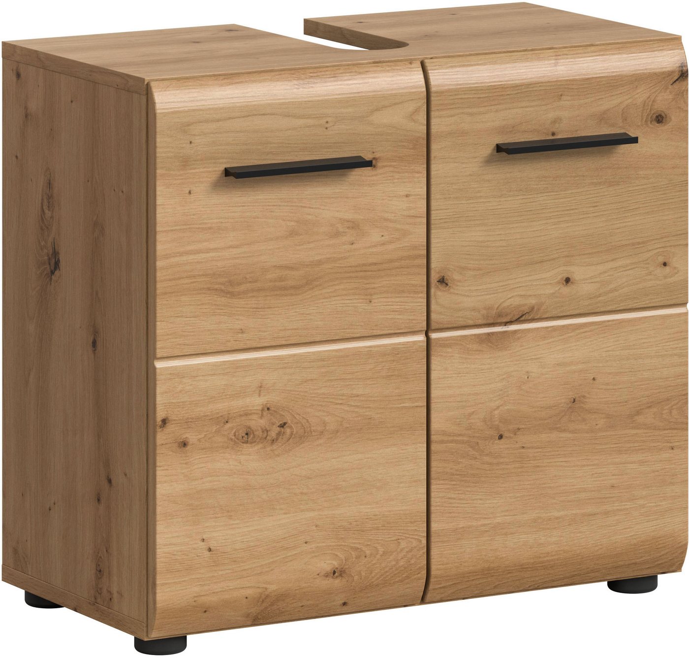 INOSIGN Waschbeckenunterschrank FLORENZ, TOPSELLER!, Breite 60cm, 1 Einlegeboden, 2 Fächer (1-St) Florenz, Waschbeckenunterschrank, Artisan Oak NB, 2 Türen, 2 Fächer von INOSIGN