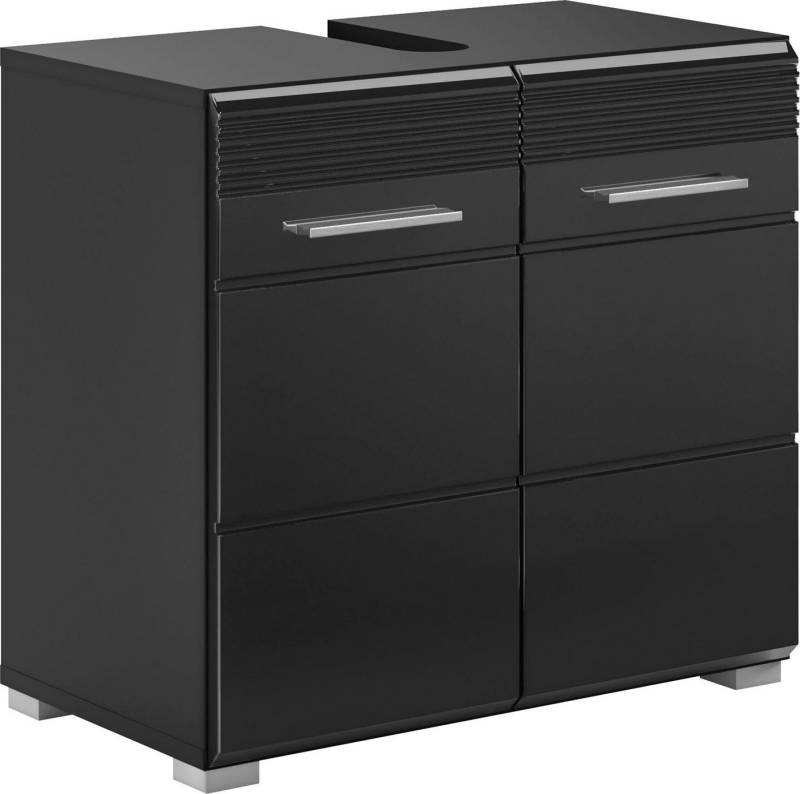 INOSIGN Waschbeckenunterschrank Malmö, Breite 60 cm, 2 Tür, 2 Fächer, mit Siphonausschnitt, MDF-Front in verschiedenen Farben erhältlich, Badmöbel, Badschrank, Kommode, Bad von INOSIGN
