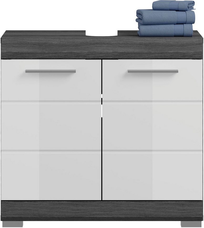 INOSIGN Waschbeckenunterschrank Siena (1-St) Badmöbel Badschrank, 2 Türen, Breite 60 cm von INOSIGN