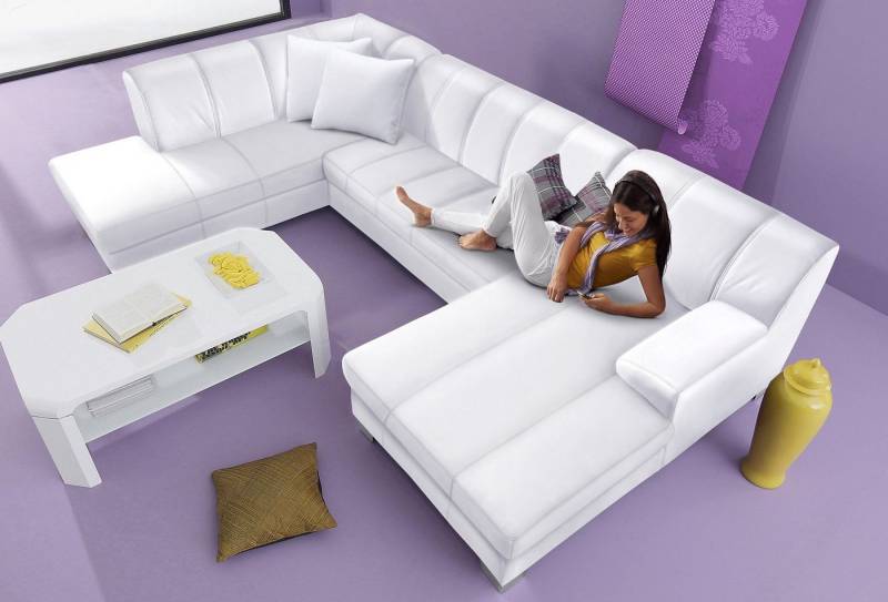 INOSIGN Wohnlandschaft Anzio, modern und gemütlich, niedrige Armlehne, U-Form, wahlweise mit Bettfunktion INOSIGN Wohnlandschaft Anzio, modern und gemütlich, niedrige Armlehne, U-Form, wahlweise mit Bettfunktion von INOSIGN