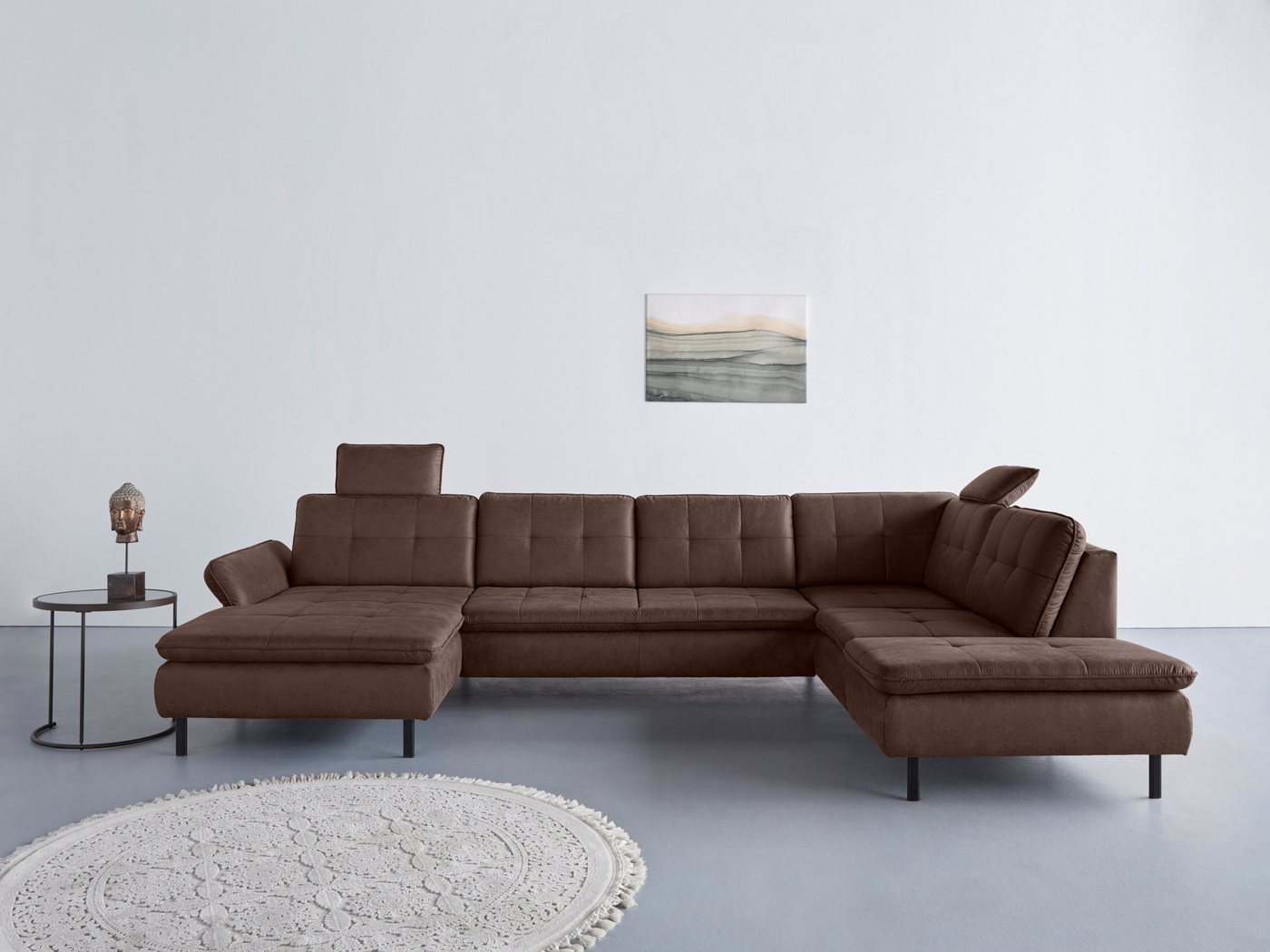 INOSIGN Wohnlandschaft Birkholm U-Form, Armlehnverstellung, auch in Easy Clean Bezug - mit Wasser zu reinigen INOSIGN Wohnlandschaft Birkholm U-Form, Armlehnverstellung, auch in Easy Clean Bezug - mit Wasser zu reinigen von INOSIGN
