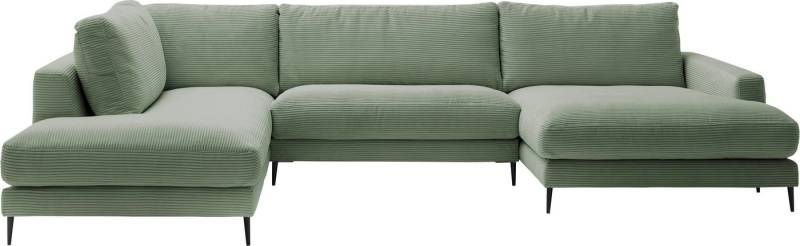 INOSIGN Wohnlandschaft Downtown XXL B/T/H: 341/223/84 cm Loungemöbel zum Relaxen, weicher Sitzkomfort, Cord-Bezug, weicher Sitzkomfort U-Form von INOSIGN