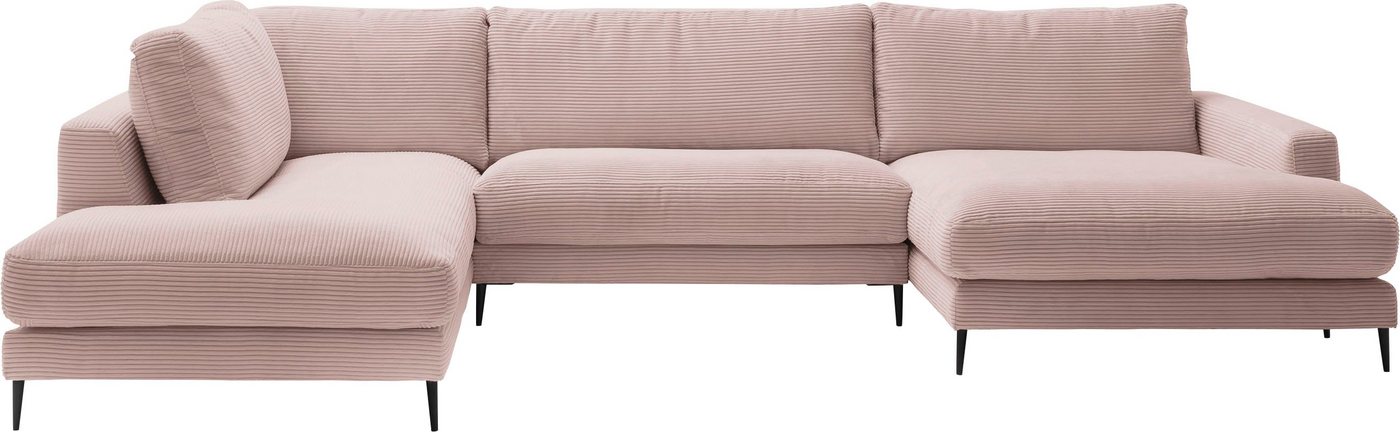 INOSIGN Wohnlandschaft Downtown XXL B/T/H: 341/223/84 cm Loungemöbel zum Relaxen, weicher Sitzkomfort, Cord-Bezug, weicher Sitzkomfort von INOSIGN