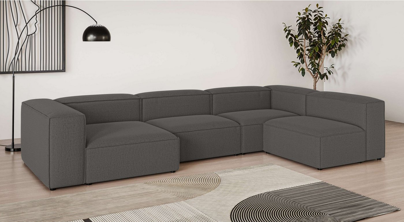 INOSIGN Wohnlandschaft HAILY U-Form mit Ottomane links/rechts, Maße B/T/H: 360/200/72 cm, als Modul oder separat verwendbar, für individuelle Zusammenstellung INOSIGN Wohnlandschaft HAILY U-Form mit Ottomane links/rechts, Maße B/T/H: 360/200/72 cm, als Modul oder separat verwendbar, für individuelle Zusammenstellung von INOSIGN