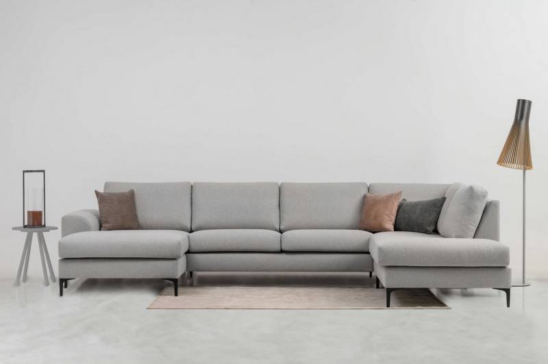 INOSIGN Wohnlandschaft Henry, mit Metallbeinen, in modernem Design von INOSIGN