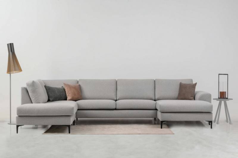 INOSIGN Wohnlandschaft Henry, mit Metallbeinen, in modernem Design von INOSIGN