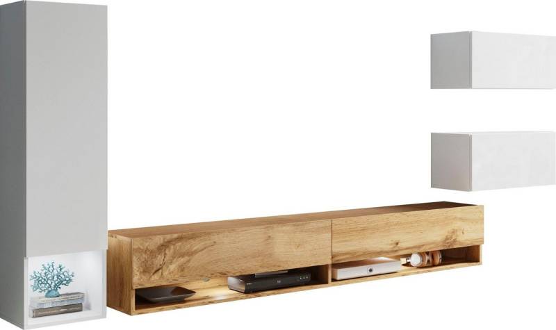 INOSIGN Wohnwand Amadeo, (Set, 4-St) von INOSIGN