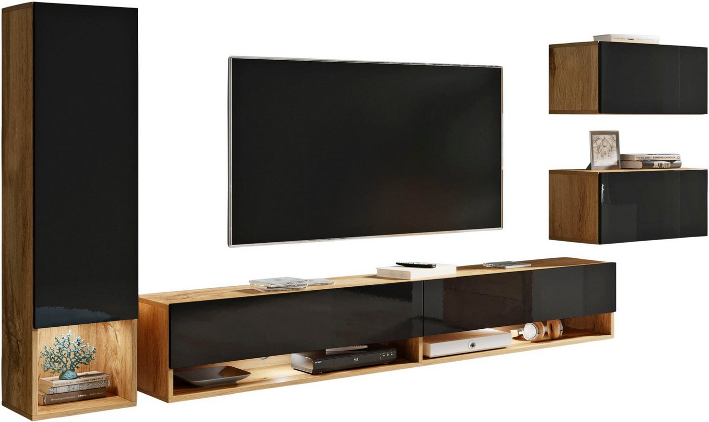 INOSIGN Wohnwand Amadeo, (Set, 4-St) von INOSIGN